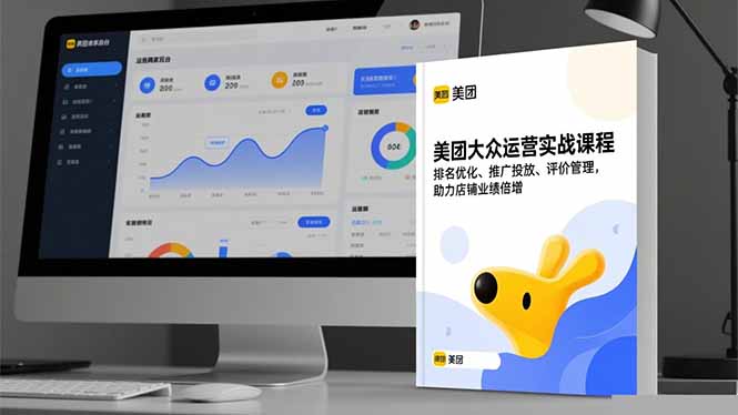 美团大众运营实战课程,排名优化、推广投放、评价管理,助力店铺业绩倍增-琪哥网创