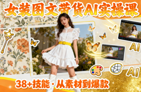女装图文带货的AI实操课-琪哥网创